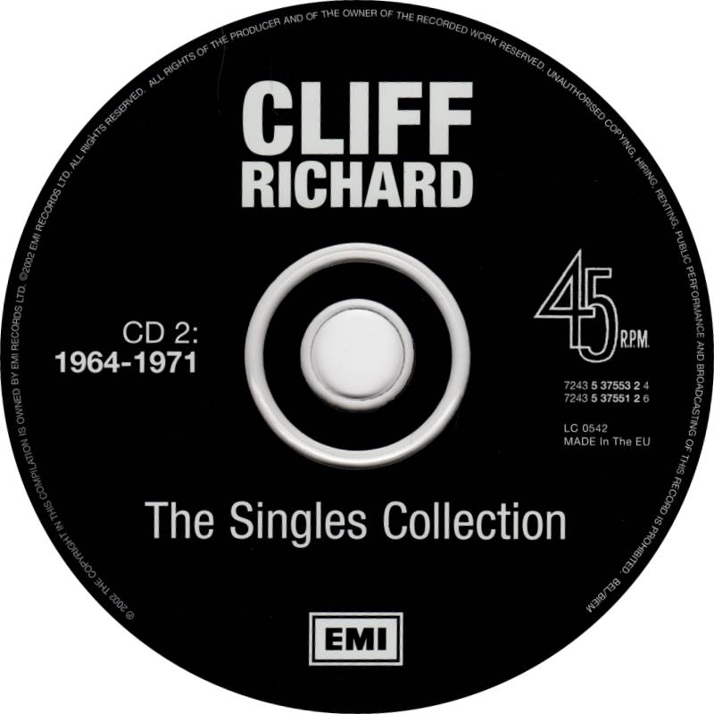 Cliff Richard The Singles Collection : CD2